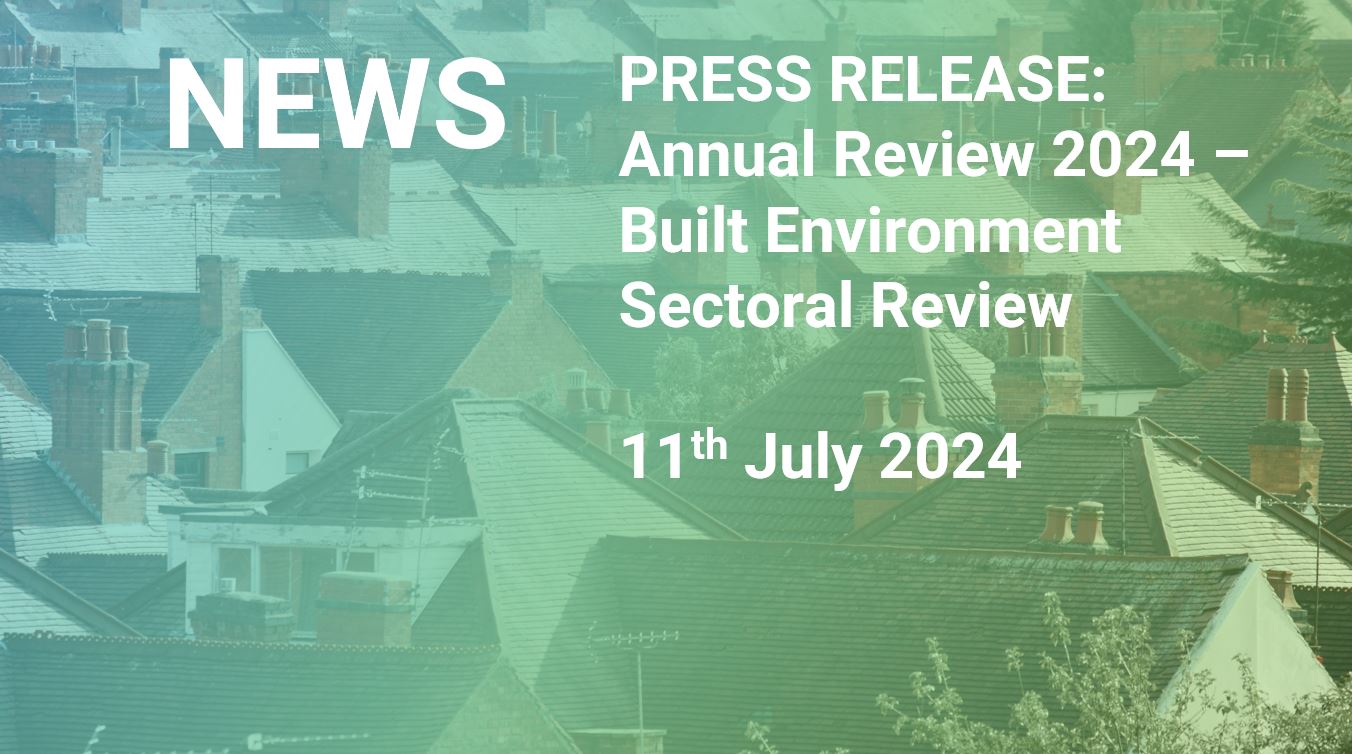 PRESS RELEASE: Annual Review 2024 - Built Environment 